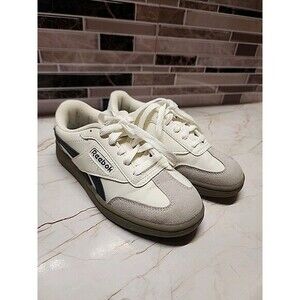 Reebok Galaxy7 sneaker Boy’s Sz 1 White Blue FFC0092429 Activewear School Travel